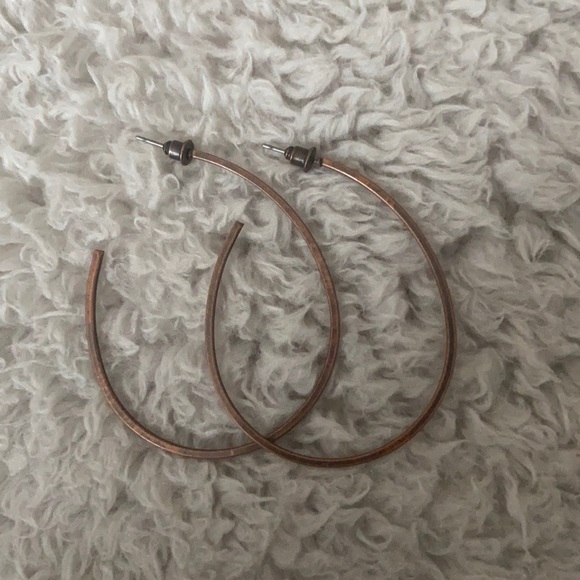 Paparazzi Brass Hoop Post Earrings
